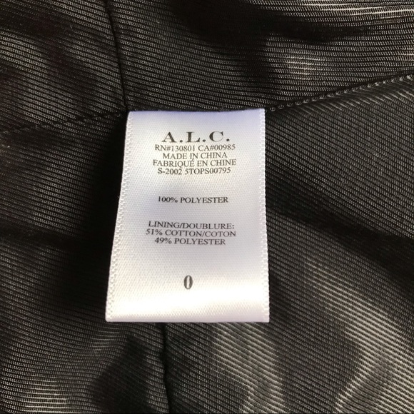 NWT A.L.C. Pleated Printed Camisole Crop Top - Picture 14 of 14